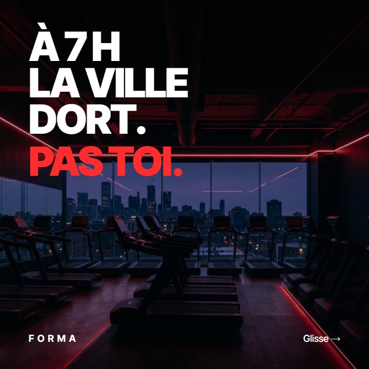 slide · « À 7 h la ville dort »