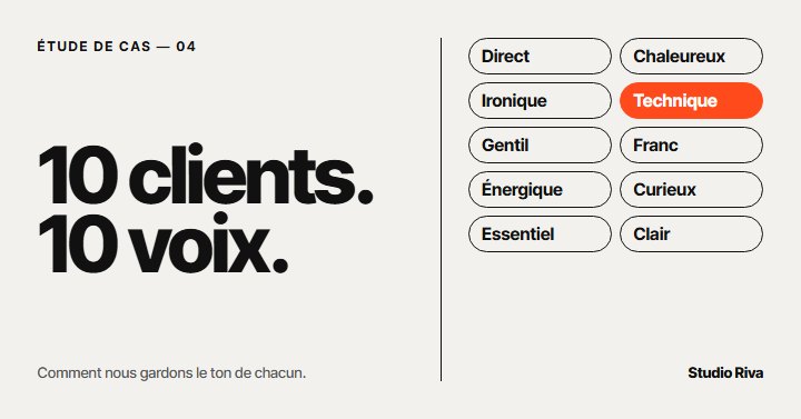 visuel · étude de cas