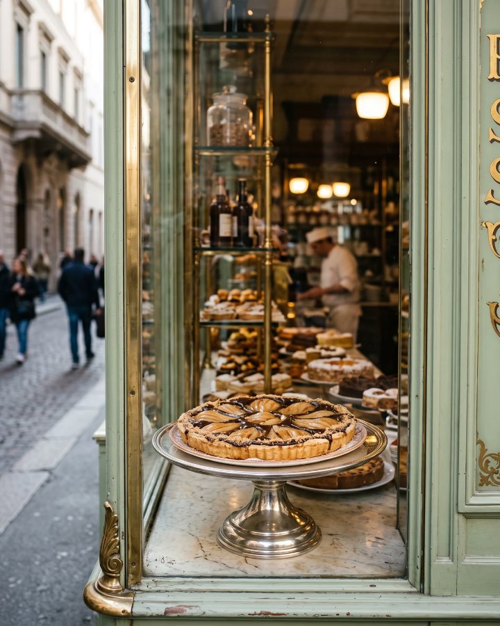 foto · torta in vetrina